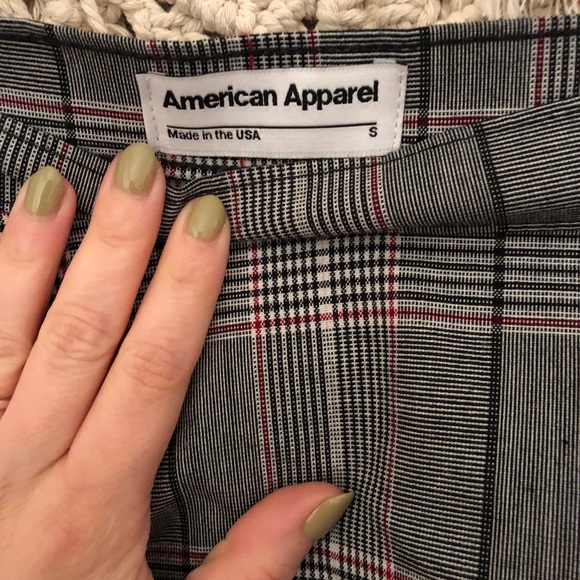American Apparel Plaid Skirt - Picture 3 of 3